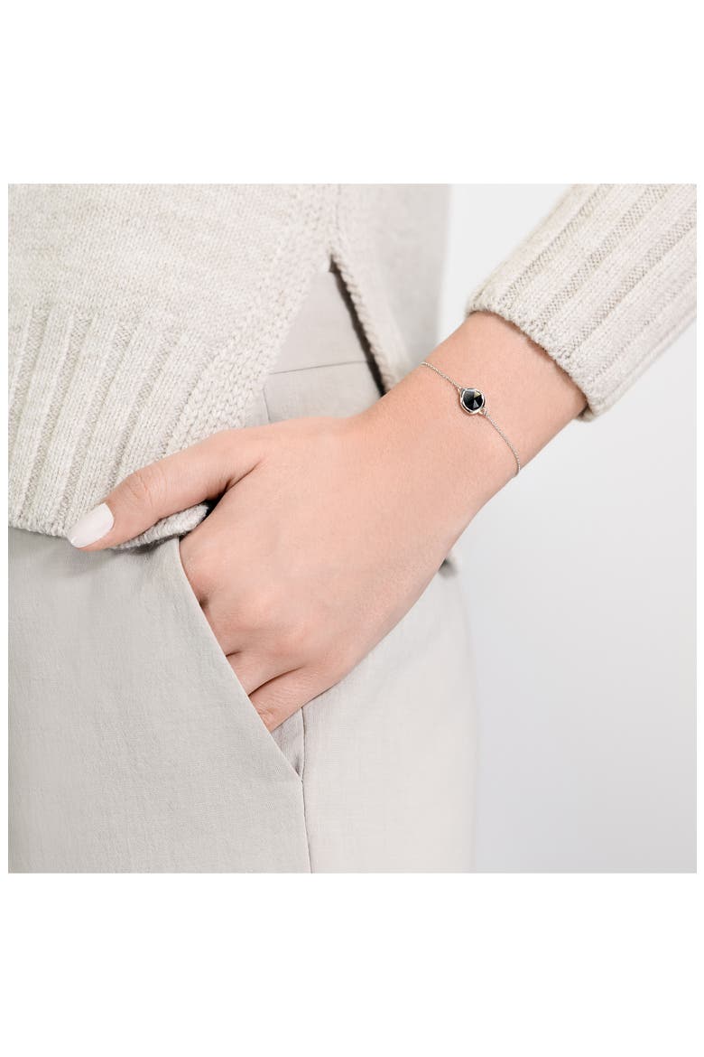 Siren Semiprecious Stone Bracelet, Alternate, color, SILVER/ BLACK LINE ONYX