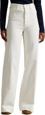 Polo Ralph Lauren Stretch Cotton Twill Flare Leg Pants