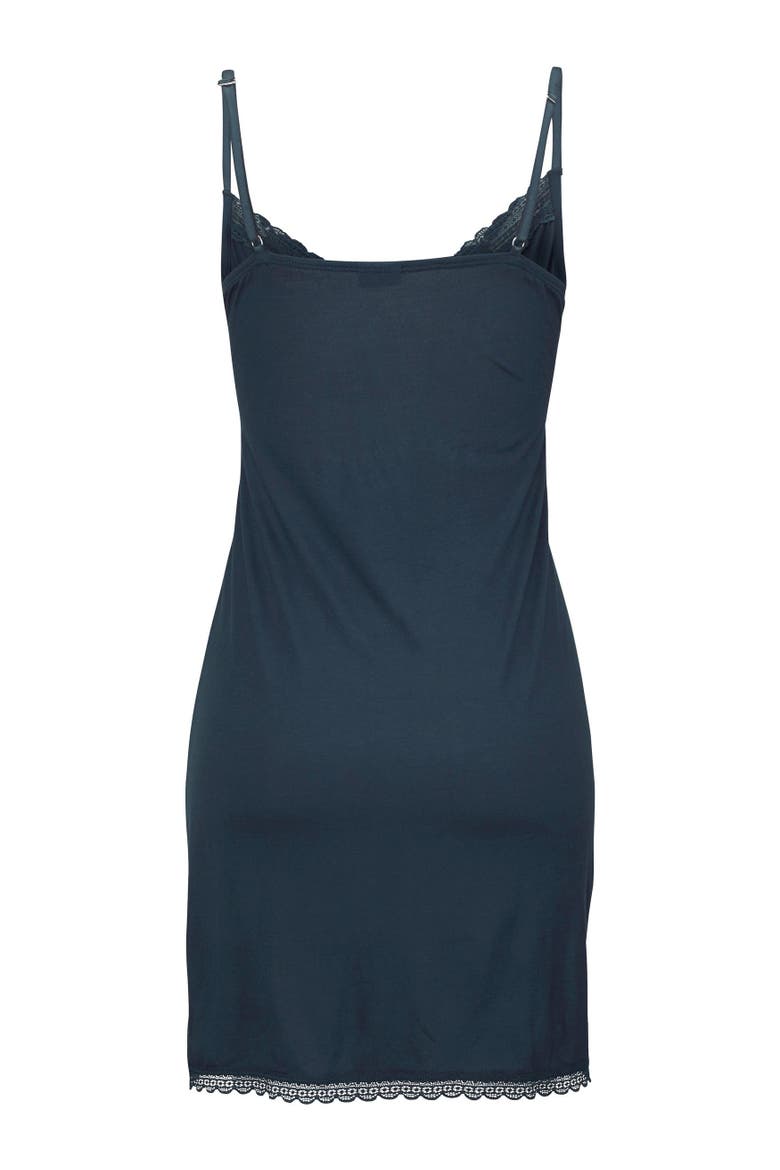 Lace Trimmed Nightgown, Alternate, color, Midnight Blue