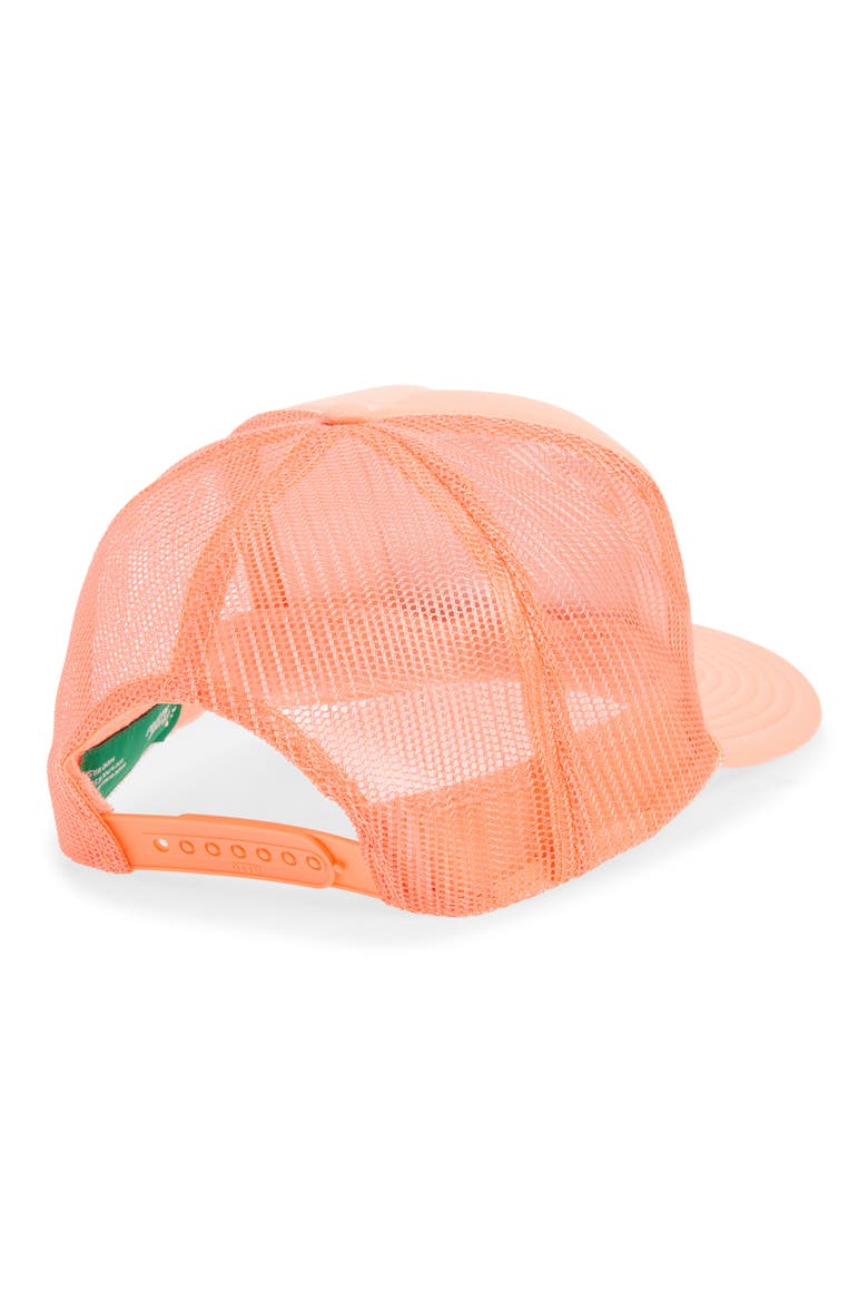 Sunny Daze Trucker Hat, Alternate, color, CORAL