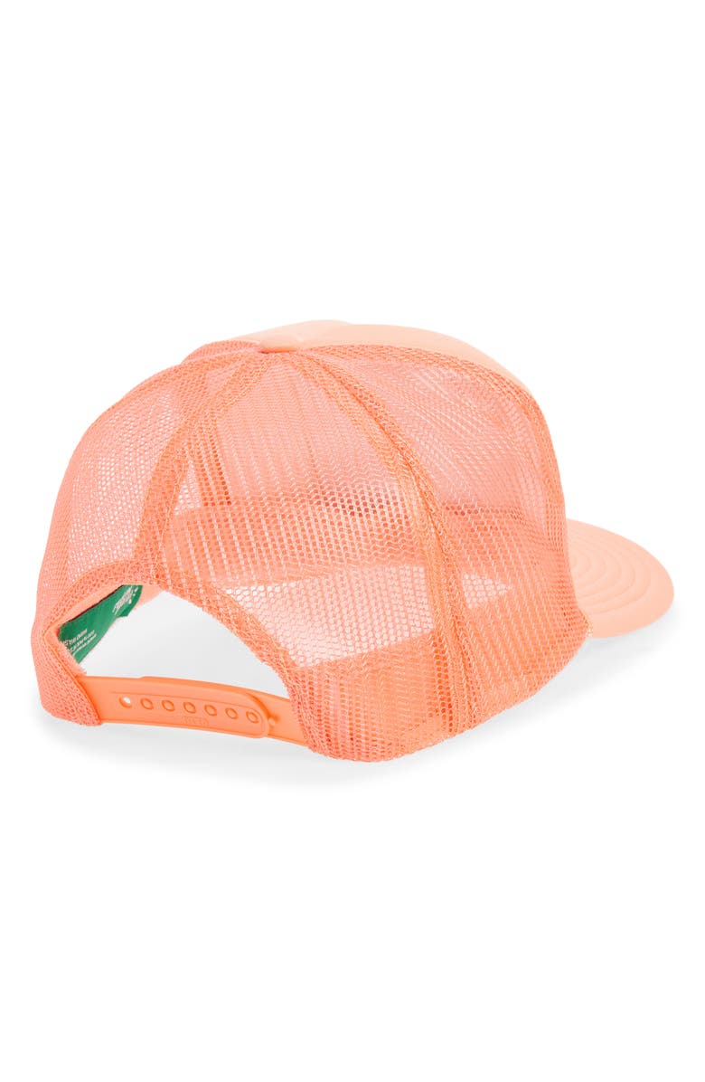 Friday Feelin’ Sunny Daze Trucker Hat, Alternate, color, Coral