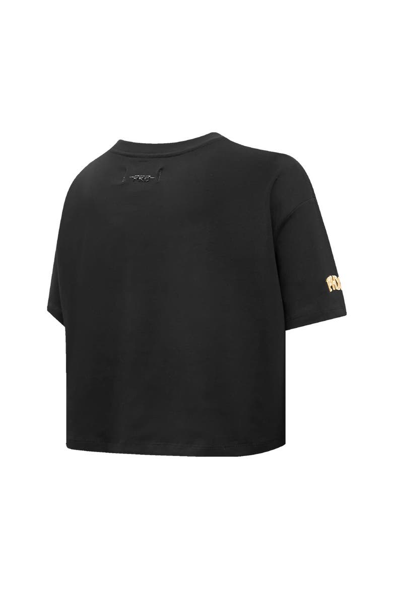 Women's Pro Standard Black Phoenix Suns Holiday Glam Boxy T-Shirt, Alternate, color, Black