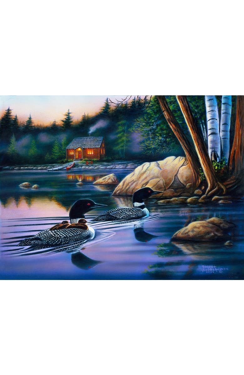 Sunsout Backwater Loons 500 piece Jigsaw Puzzle for Adults, Alternate, color, Multicolor