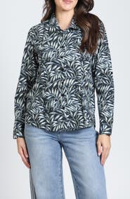 APNY Long Sleeve Cotton Button-up Shirt