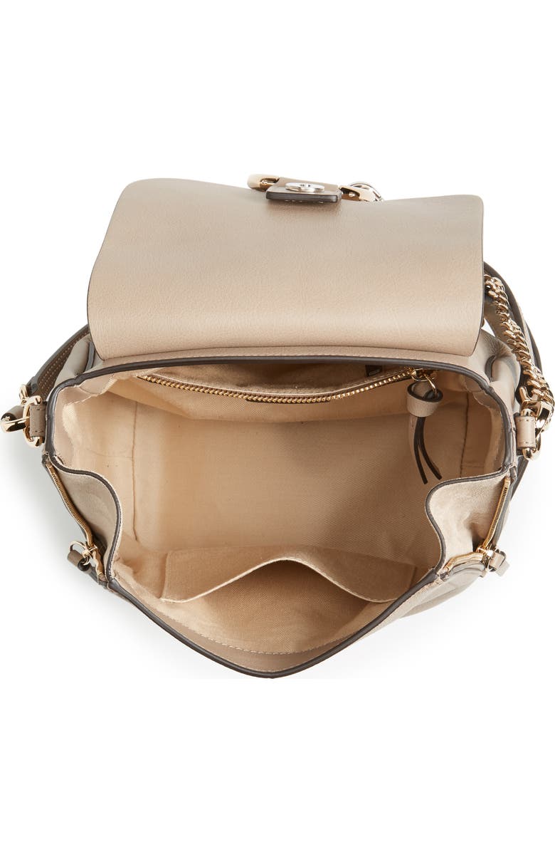 Chloé Small Faye Suede & Leather Backpack, Alternate, color,