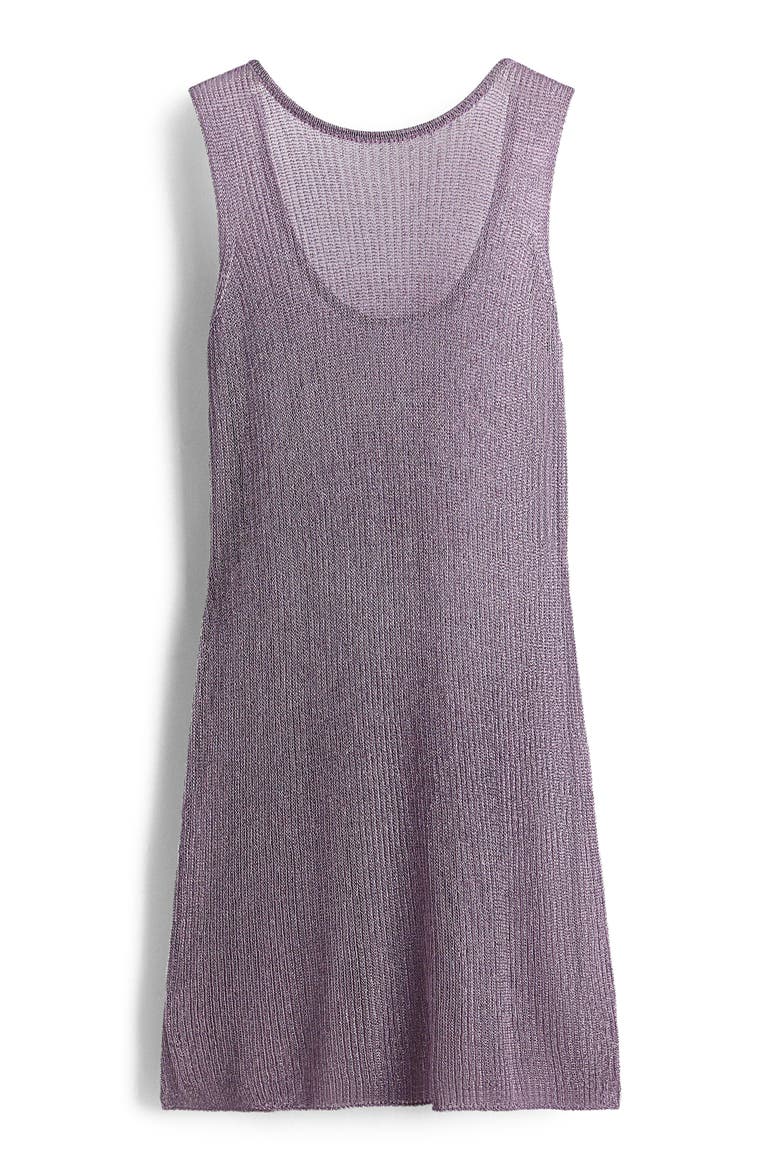 Shimmery Rib-knit Dress, Alternate, color, Dusty purple