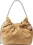Tory Burch Fleming Suede Mini Hobo
