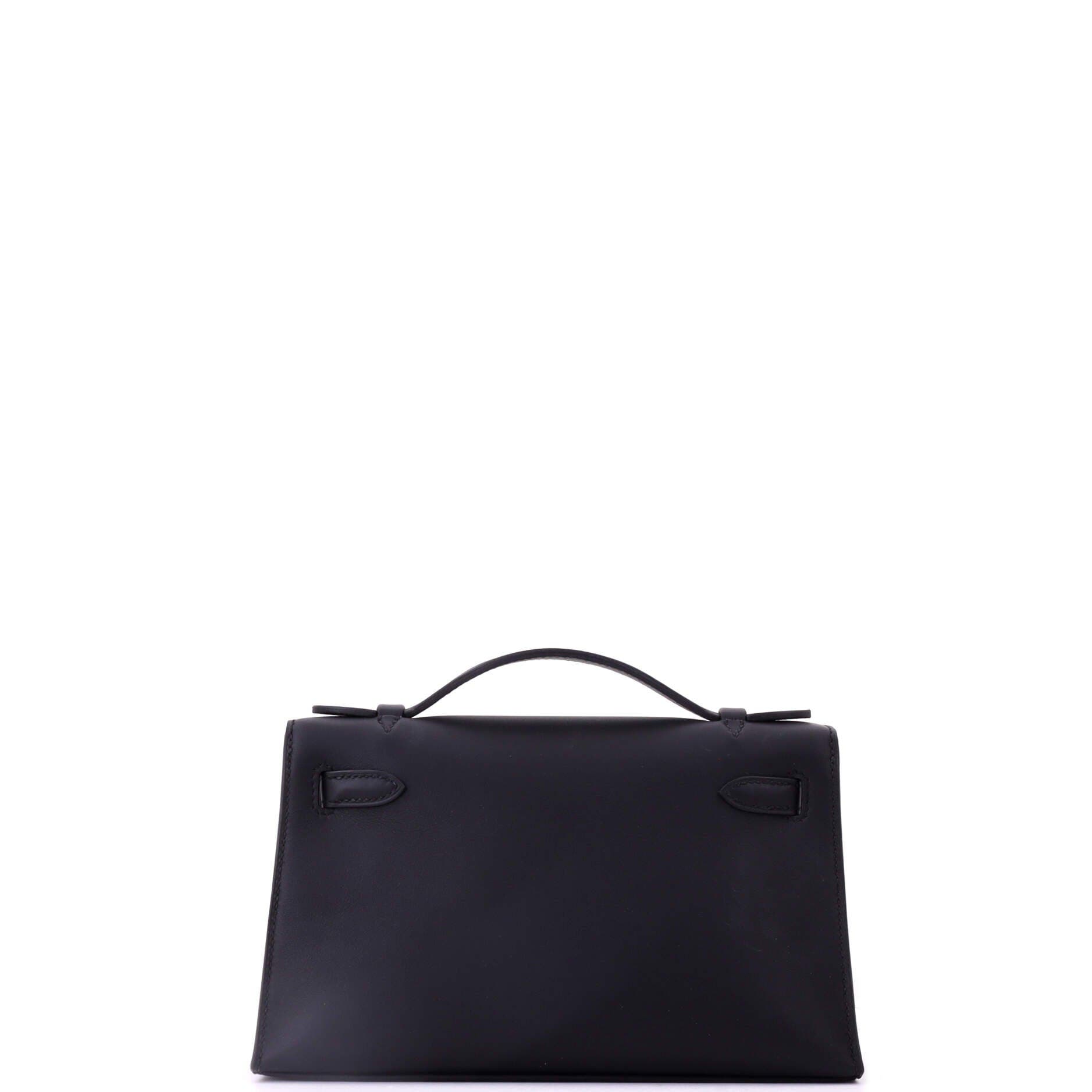 Kelly Pochette Swift, Alternate, color, Black