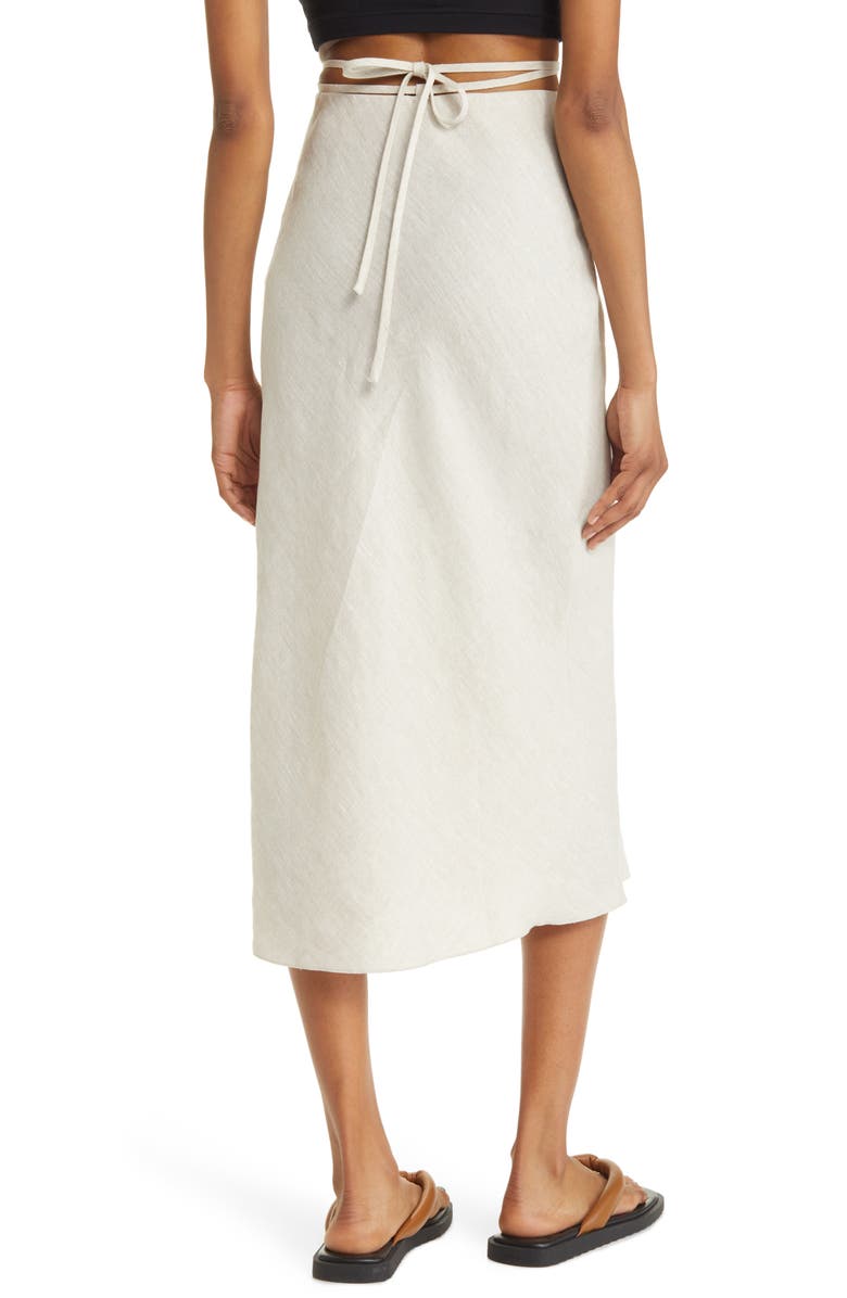 & Other Stories Linen A-Line Skirt, Alternate, color, 
