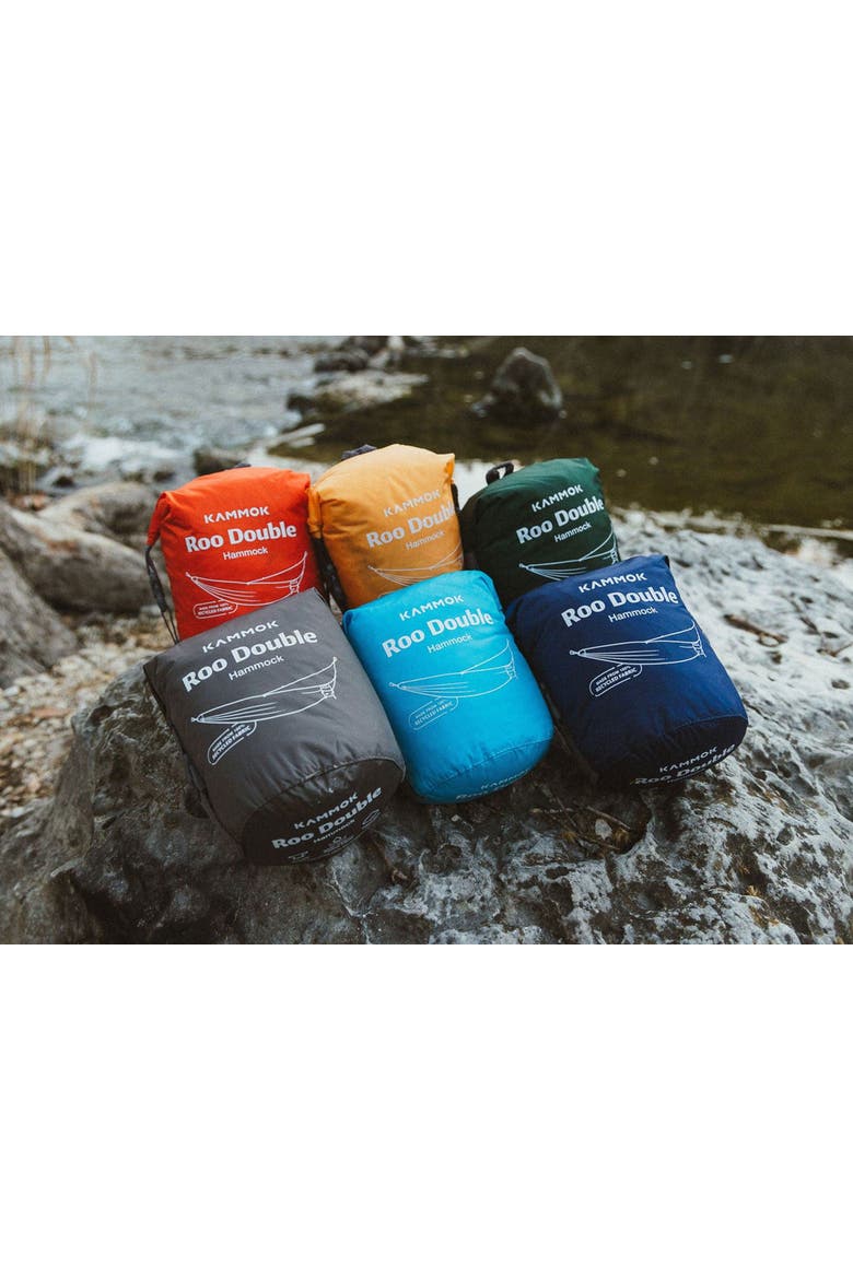 Roo Double Camping Hammock, Alternate, color, Midnight Blue