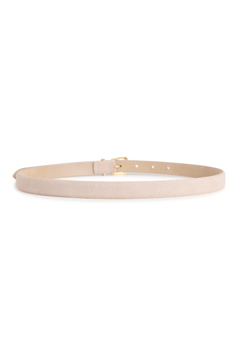 Suede Belt, Alternate, color, SOFT PINK