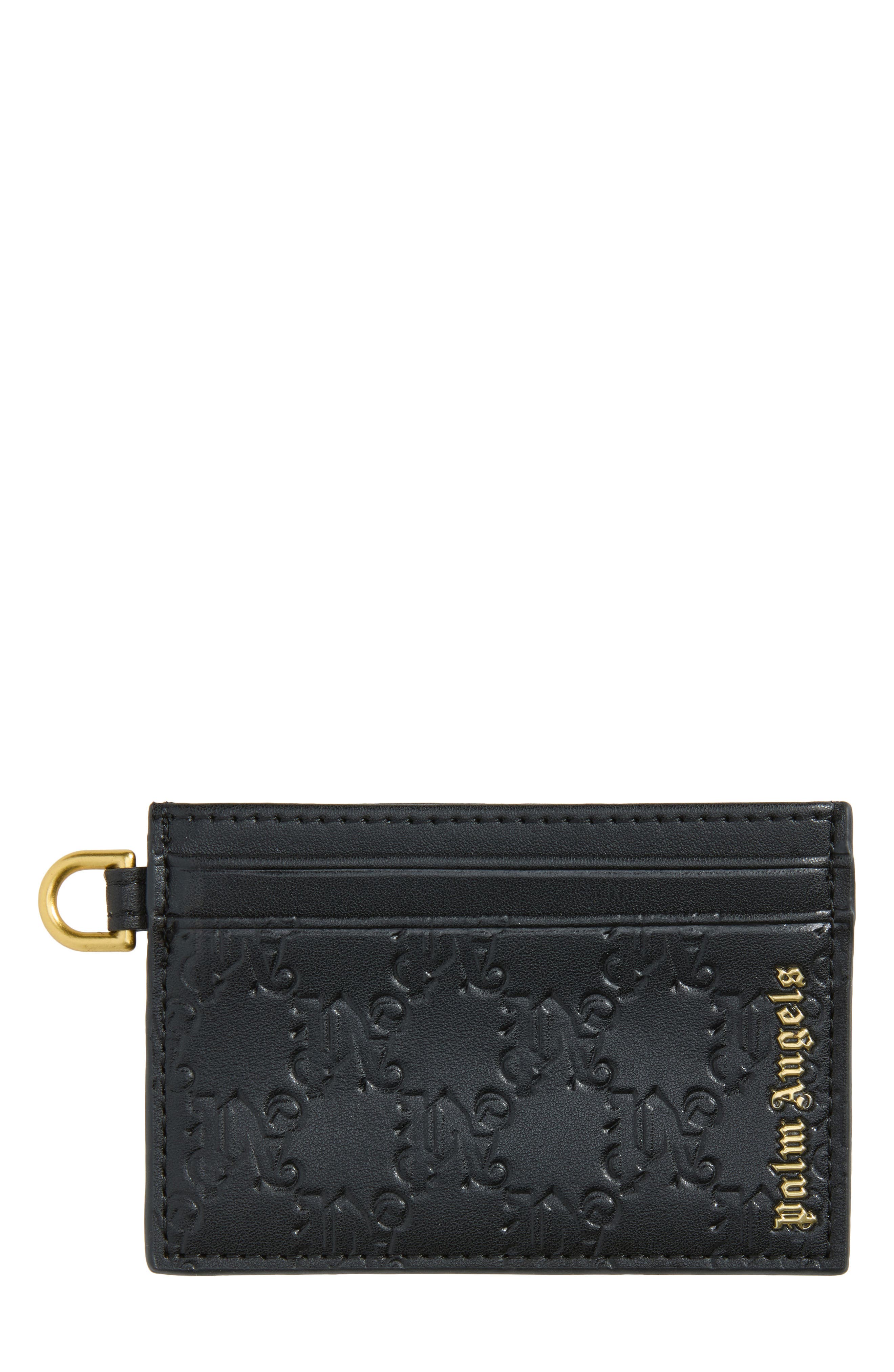 Monogram Debossed Card Case