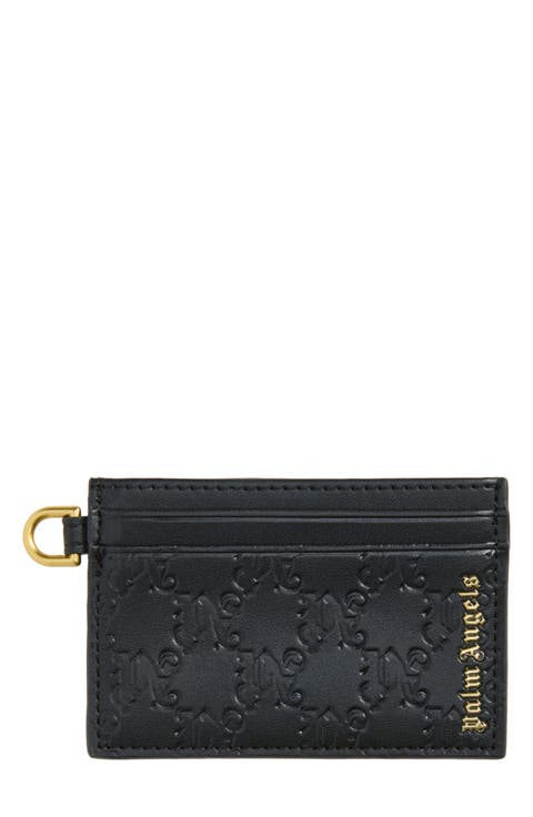 Monogram Debossed Card Case