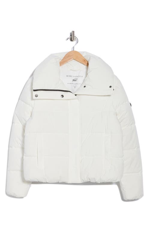 Bcbgeneration Water Resistant Puffer Jacket In White