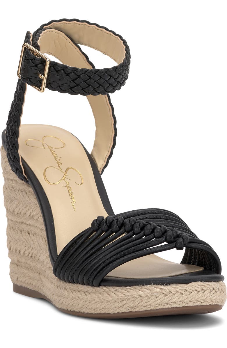 Jessica Simpson Talise Ankle Strap Espadrille Platform Wedge Sandal, Main, color,