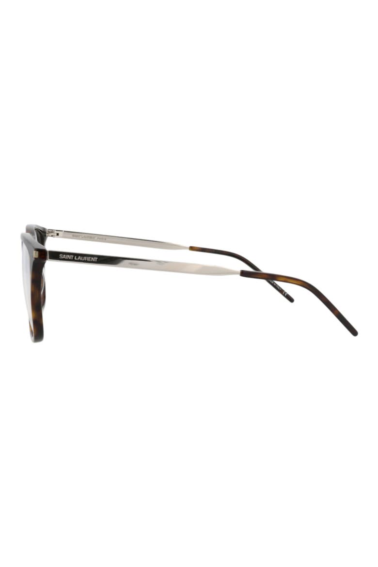 55mm Square Optical Frames, Alternate, color, HAVANA SILVER TRANSPARENT