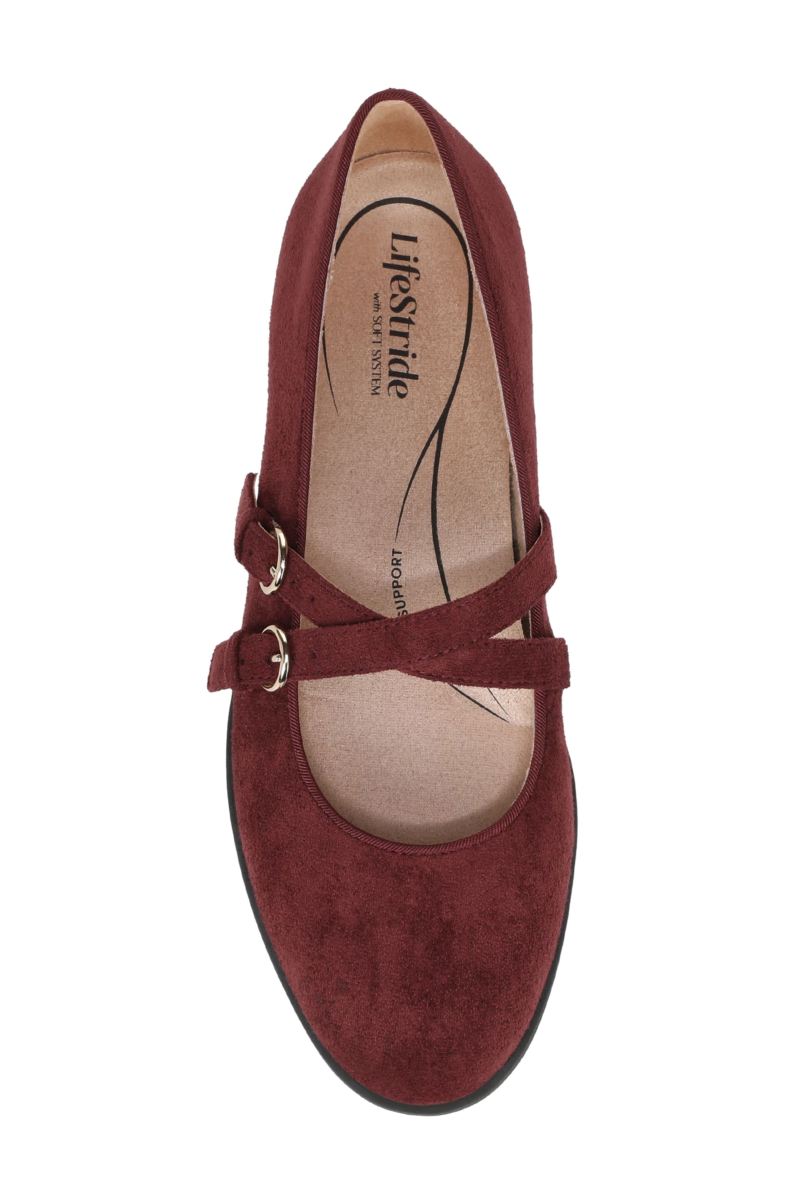 Marnie Mary Jane Flat, Alternate, color, CALIFORNIA WINE RED