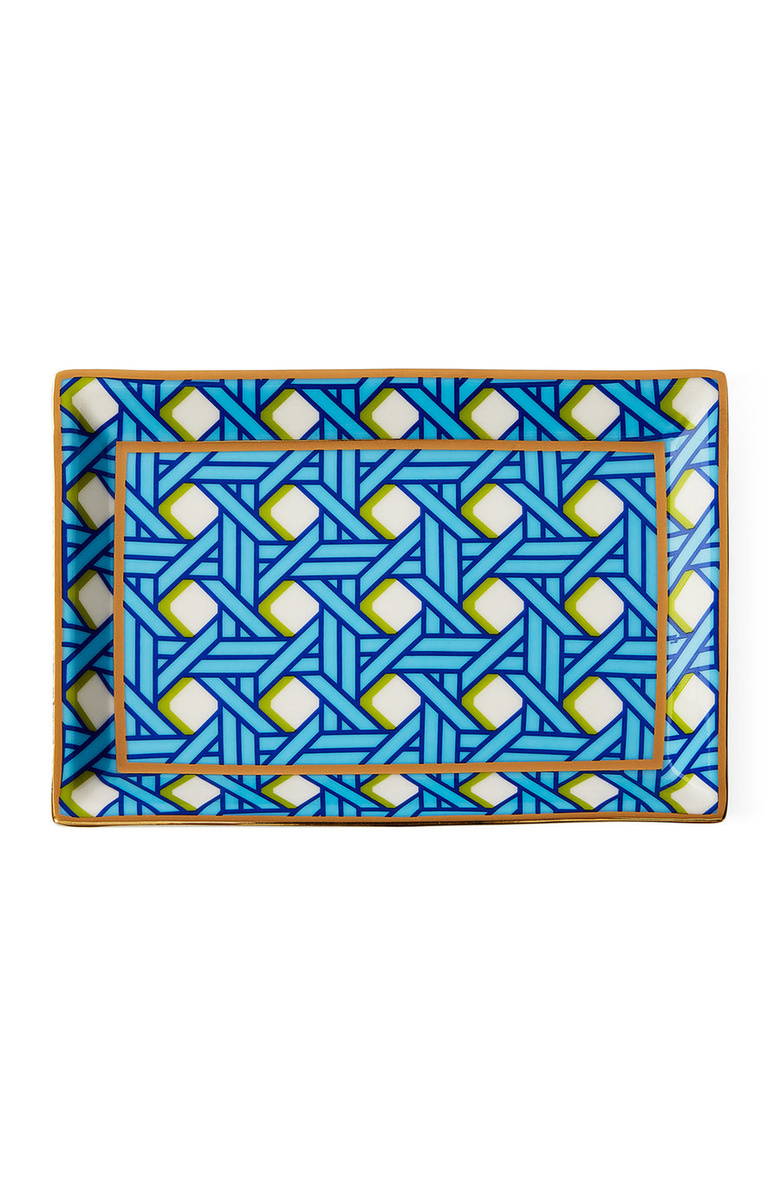 Jonathan Adler Basketweave Rectangle Tray, Main, color, 