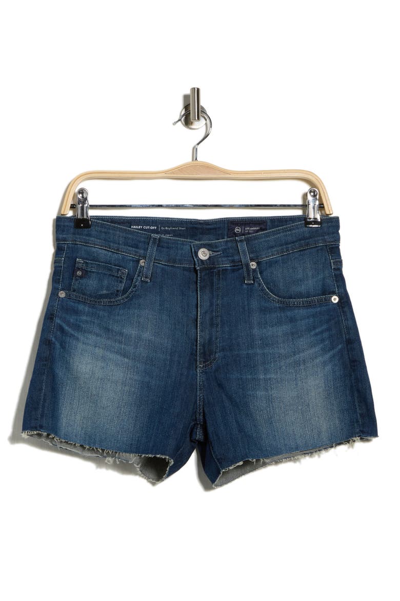 Hailey Cutoff Ex-Boyfriend Denim Shorts, Alternate, color, INLET
