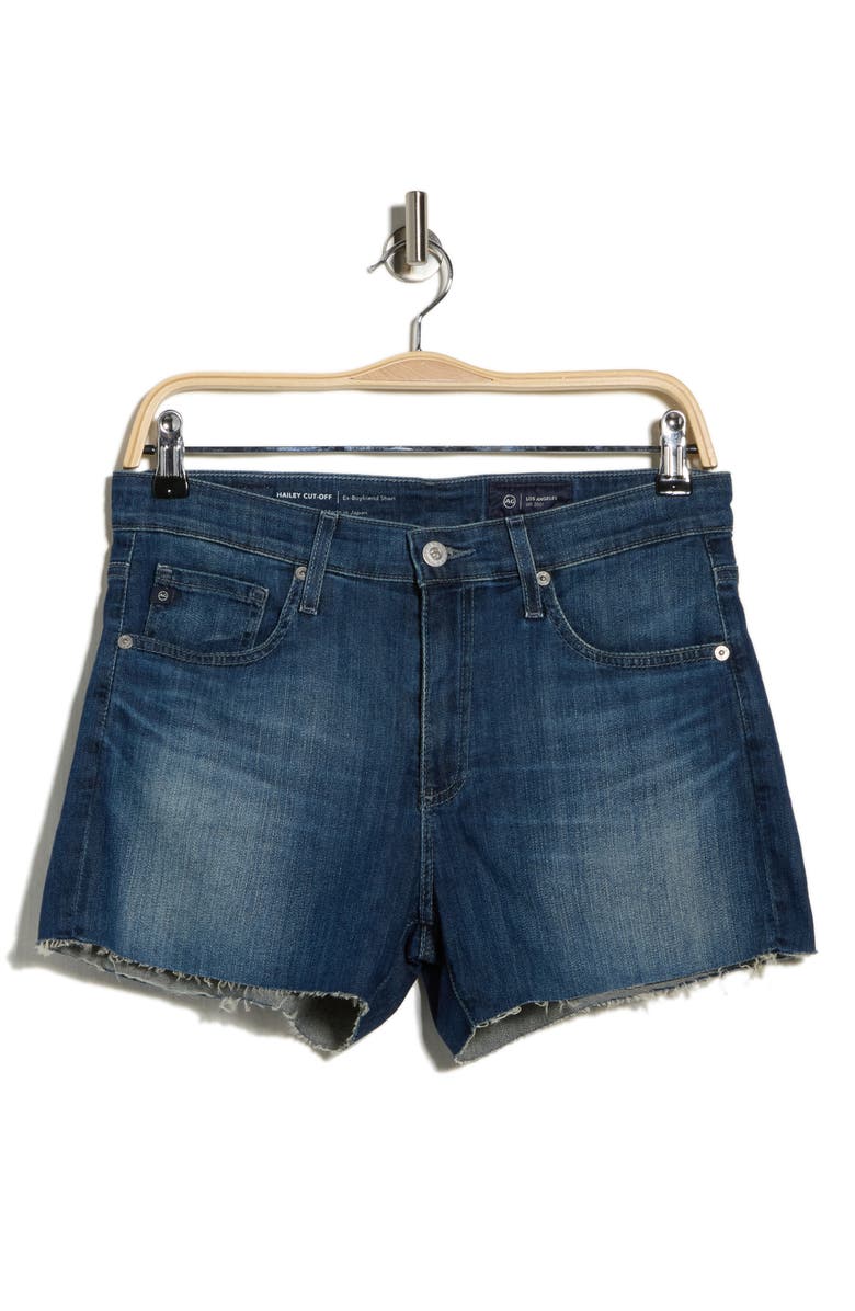AG Hailey Cutoff Ex-Boyfriend Denim Shorts, Main, color, Inlet
