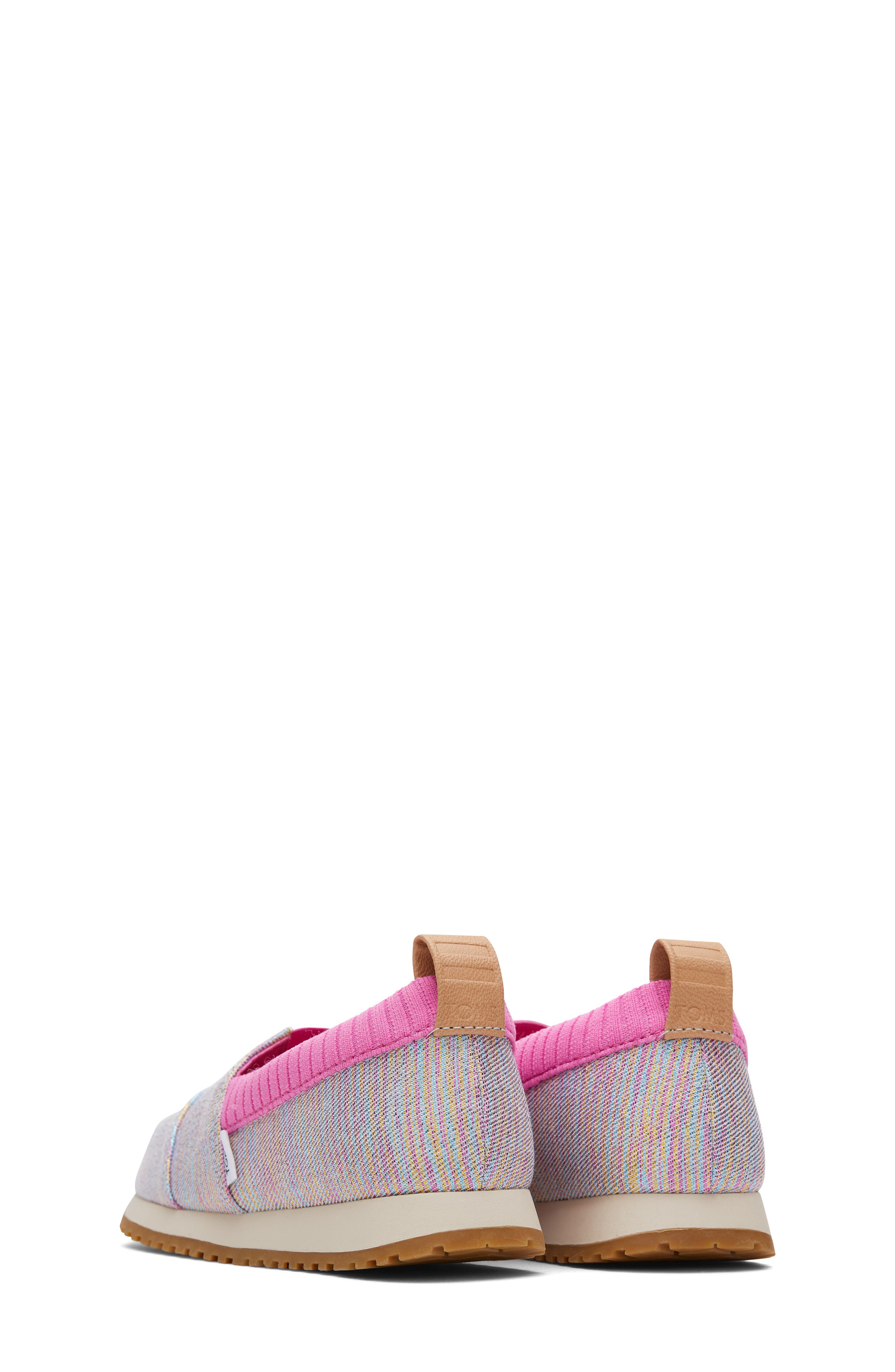TOMS Kids' Alpargata Resident Slip-On Sneaker, Alternate, color, Pink