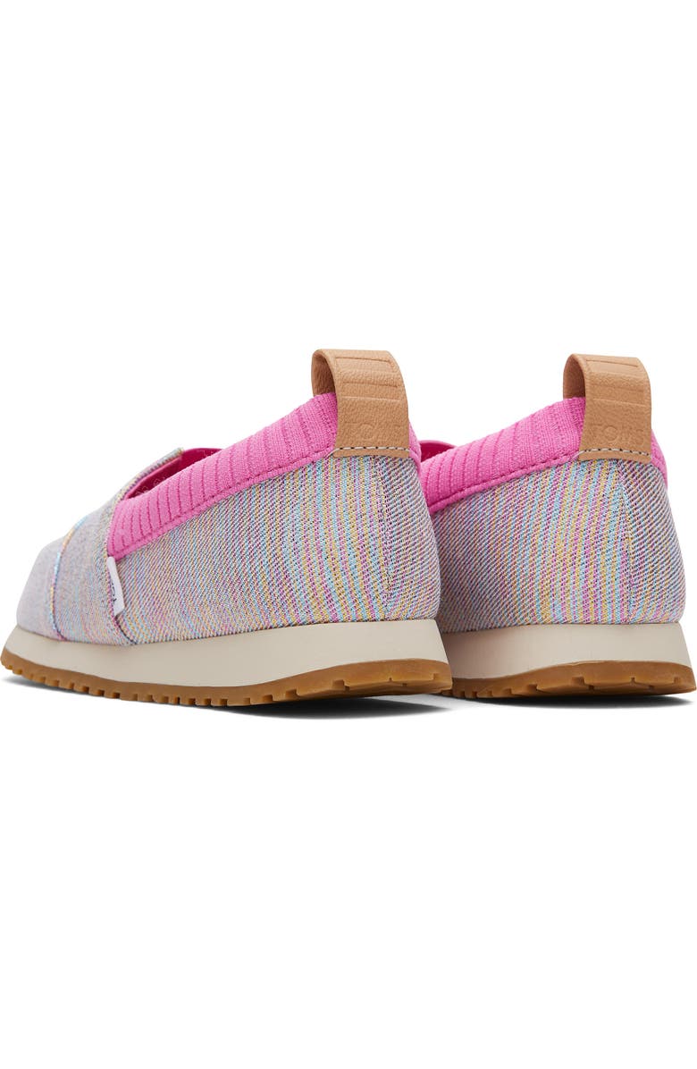 TOMS Kids' Alpargata Resident Slip-On Sneaker, Alternate, color, Pink