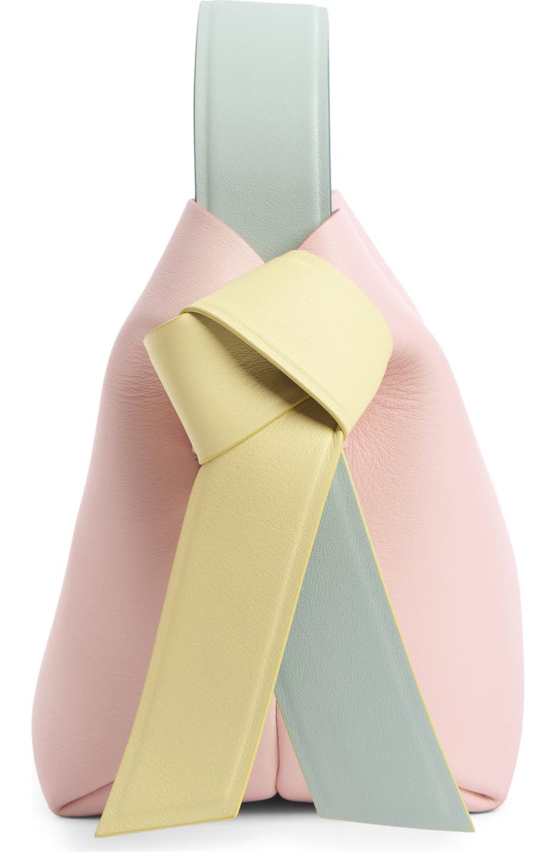 Acne Studios Mini Musubi Leather Top Handle Bag, Alternate, color,