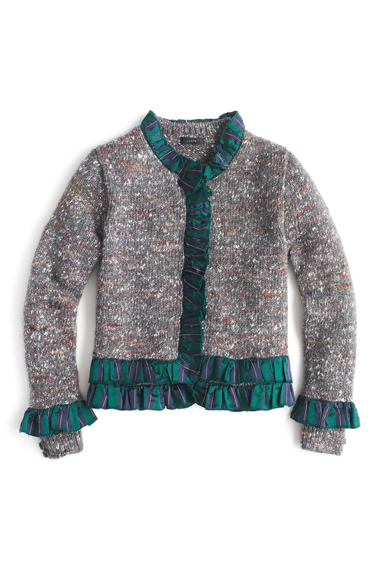 Sweater Lady Jacket, Alternate, color, CHARCOAL MULTI