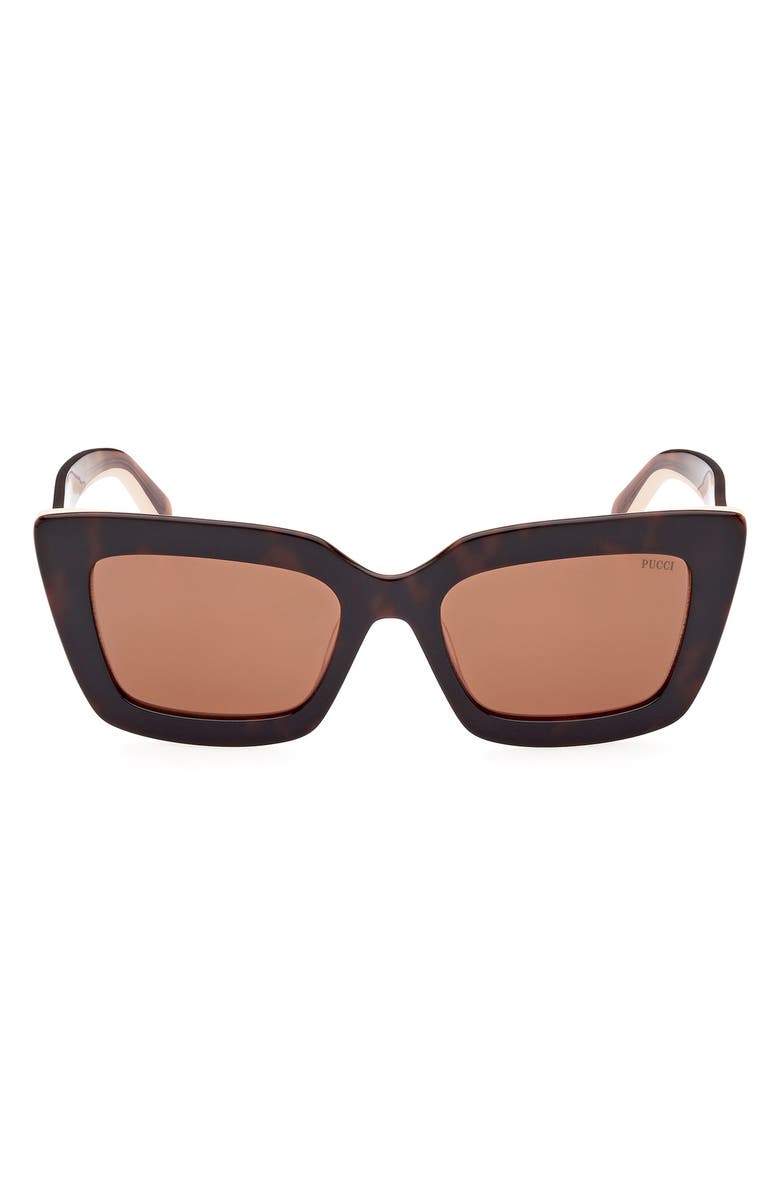 Emilio Pucci 54mm Square Sunglasses, Main, color, 