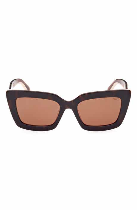 Emilio Pucci 54mm Square Sunglasses