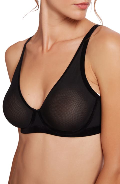 Tulle Underwire T-Shirt Bra