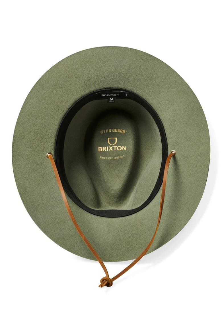 Wesley Wool Felt Fedora, Alternate, color, LIGHT MOSS
