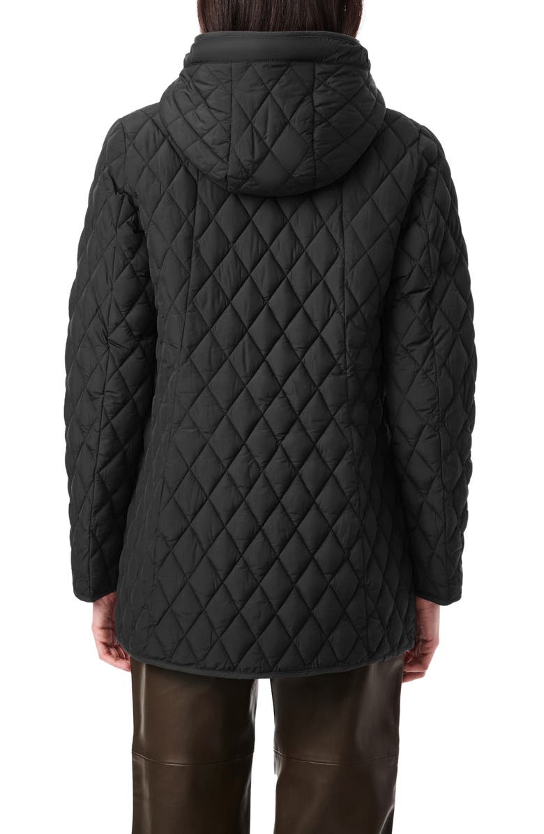 Bernardo Diamond Quilt Packable Hooded Puffer Jacket, Alternate, color, 