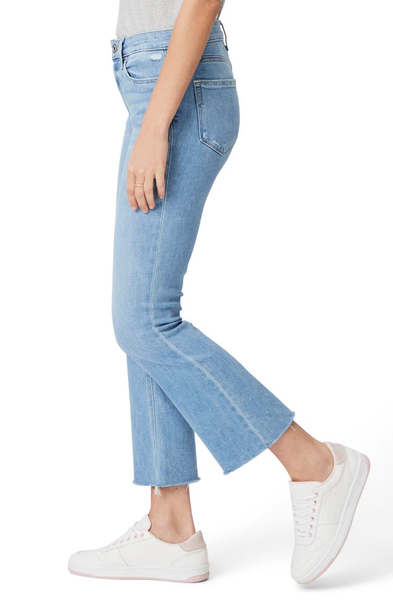PAIGE Colette Raw Hem Crop Flare Jeans, Alternate, color,