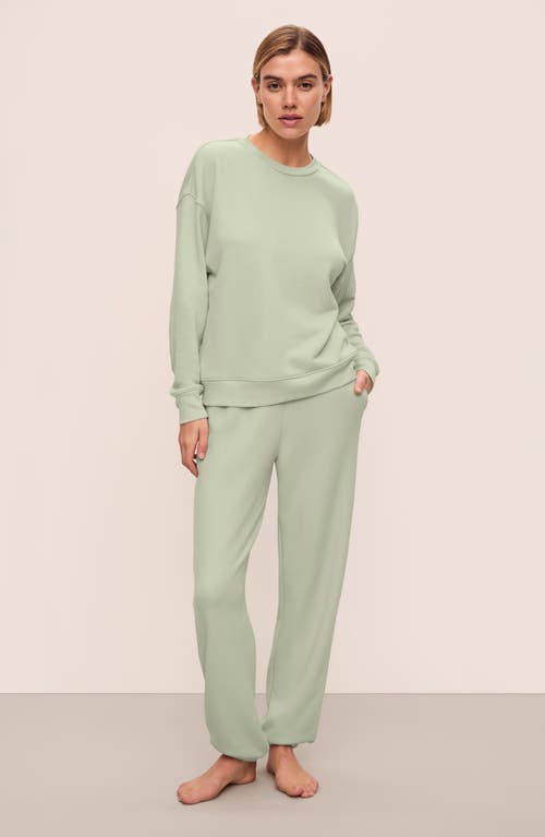 Eberjey French Terry Lounge Joggers In Matcha