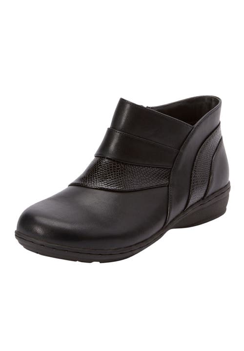 Comfortview The Jolene Bootie In Black