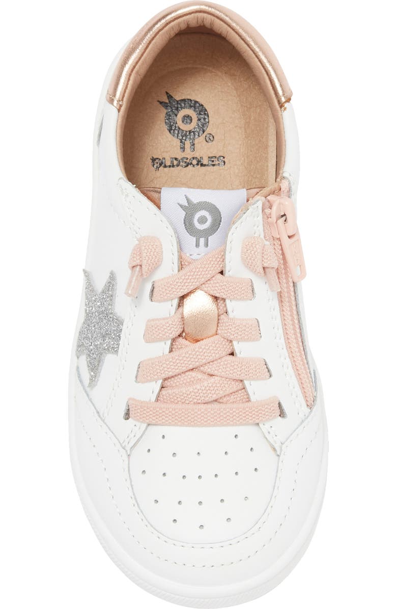 OLD SOLES Kids' Platinum Runner Sneaker, Alternate, color, Snow / Copper