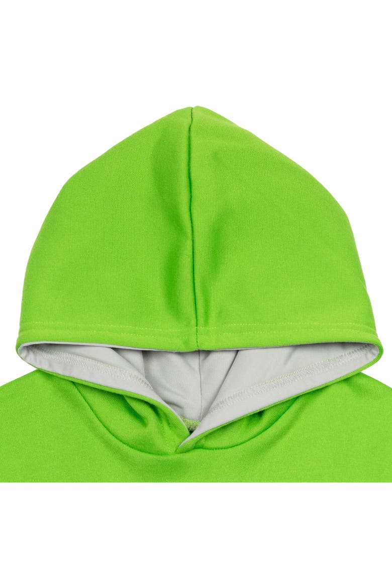 Fleece Pullover Hoodie, Alternate, color, Oscar Green