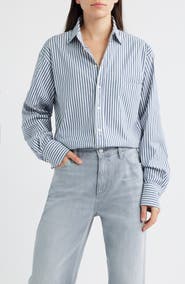 BOSS Saturday Stripe Woven Shirt