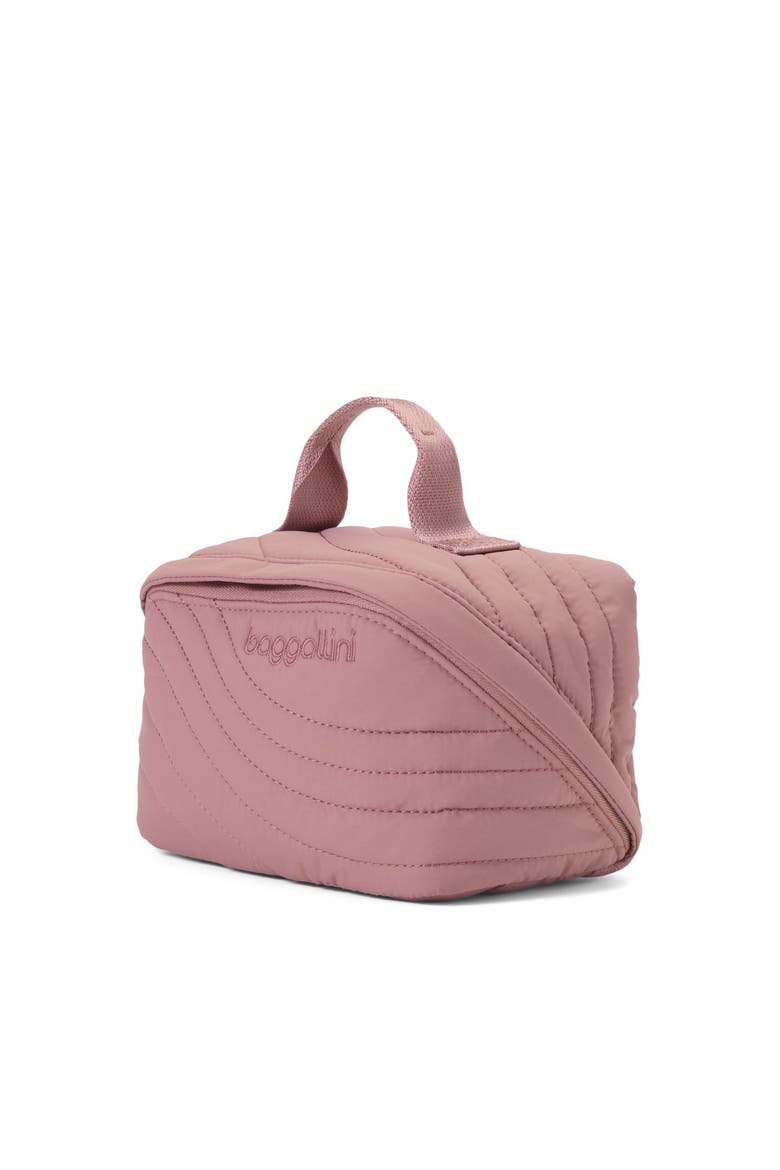 Set Wave Accordion Travel Organizer, Alternate, color, Rose Quartz Wave Puff