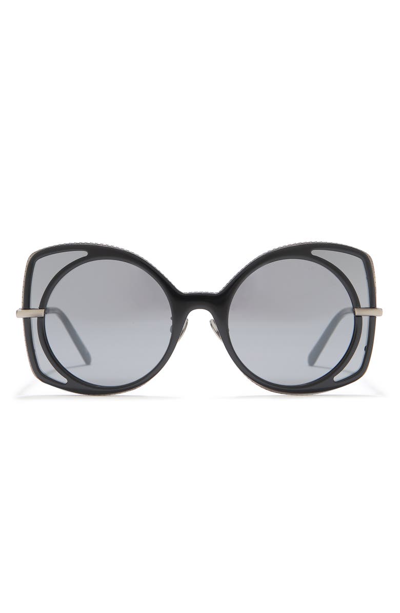 Bottega Veneta 51mm Oval Sunglasses, Main, color,