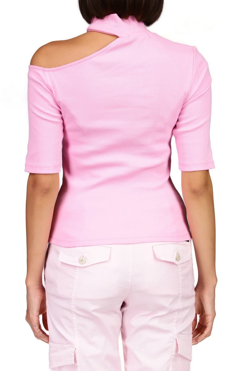 Sanctuary Half My Heart Cutout Turtleneck Knit Top, Alternate, color,