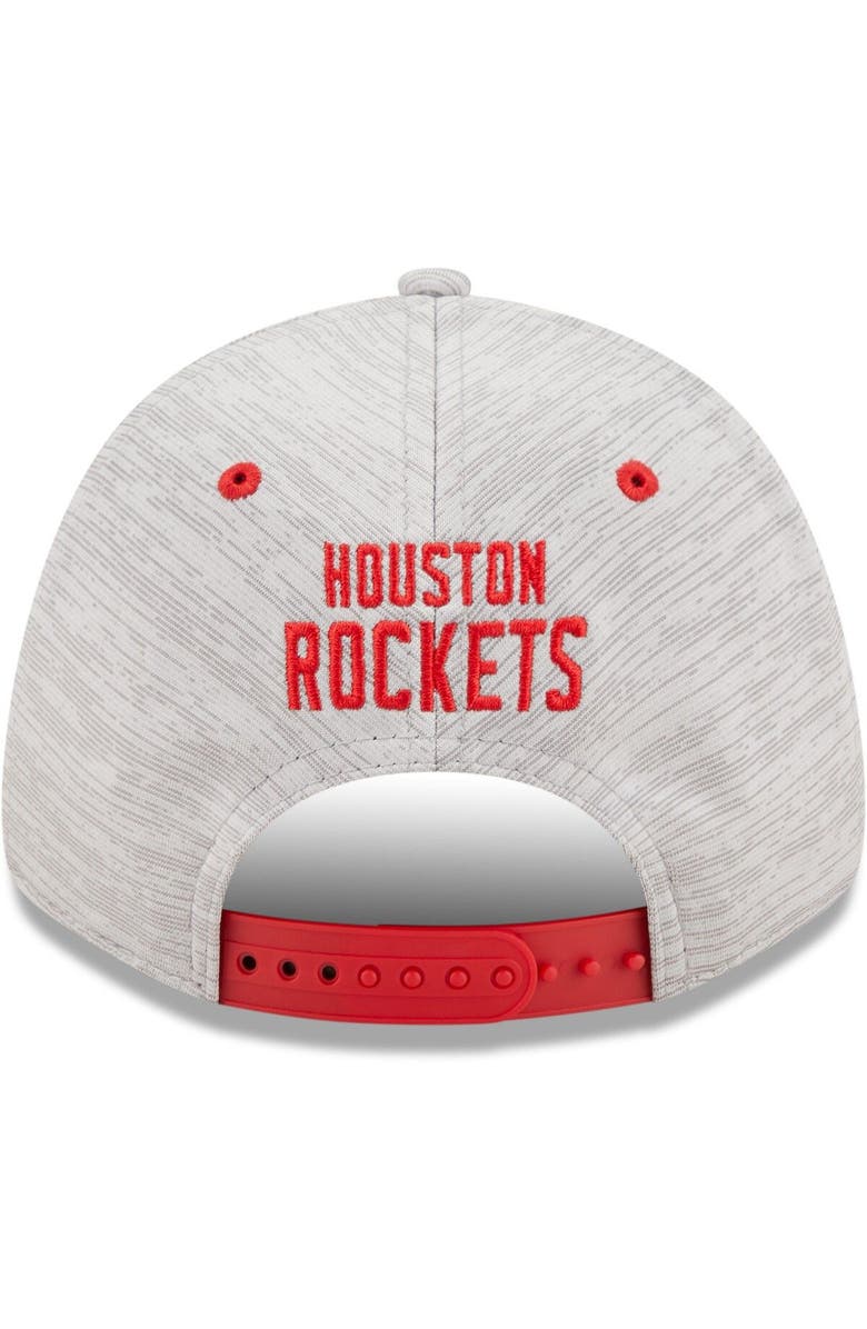 New Era Men's New Era Gray Houston Rockets Outline 9FORTY Snapback Hat, Alternate, color, 