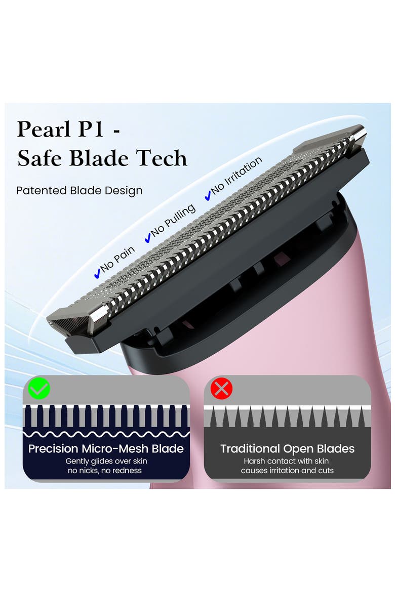 Pearl P1 Pro 2-in-1 Bikini Trimmer & Shaver, Alternate, color, NO COLOR