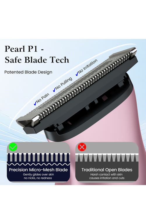 Lila By Akunbem Pearl P1 Pro 2-in-1 Bikini Trimmer & Shaver In Transparent