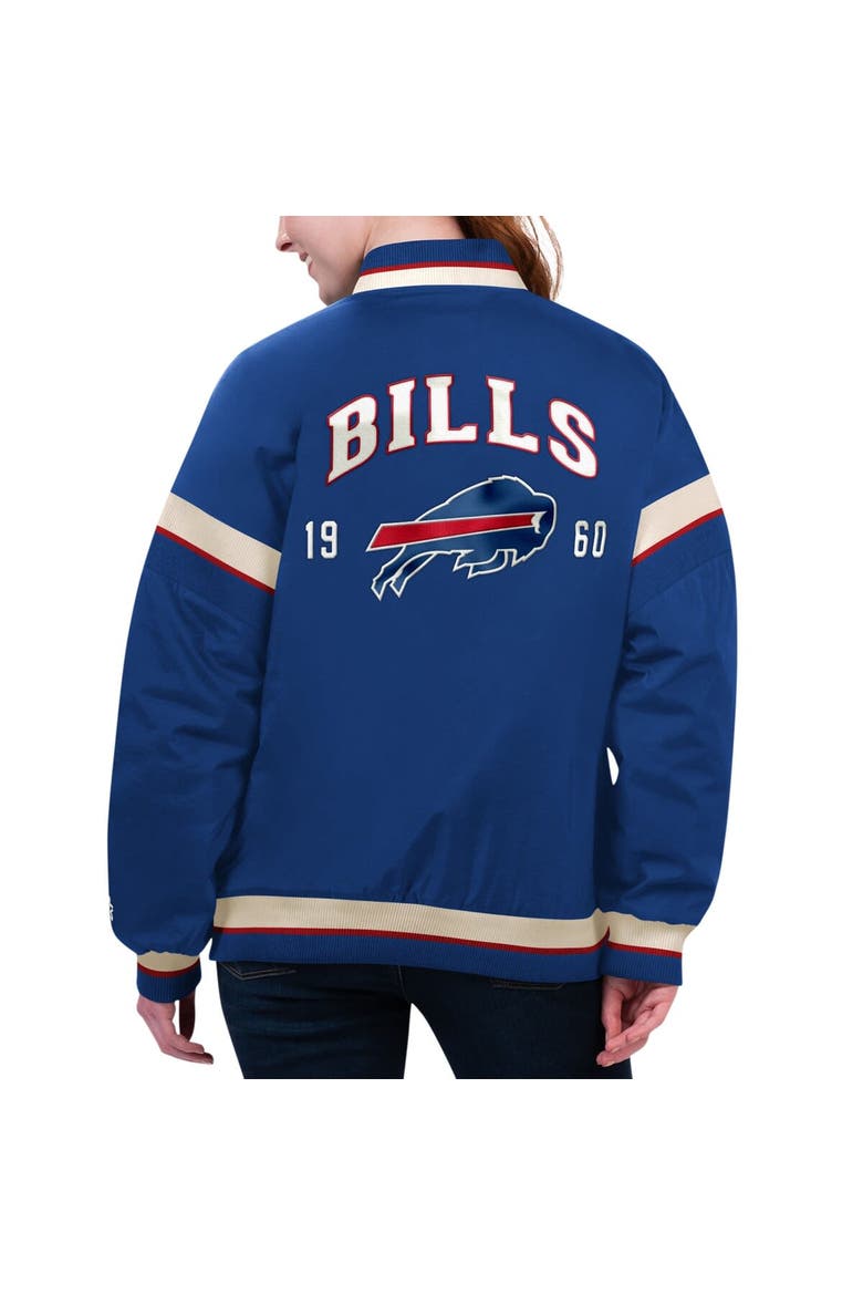 Women's Starter Royal Buffalo Bills Tournament Full-Snap Varsity Jacket, Alternate, color, Royal