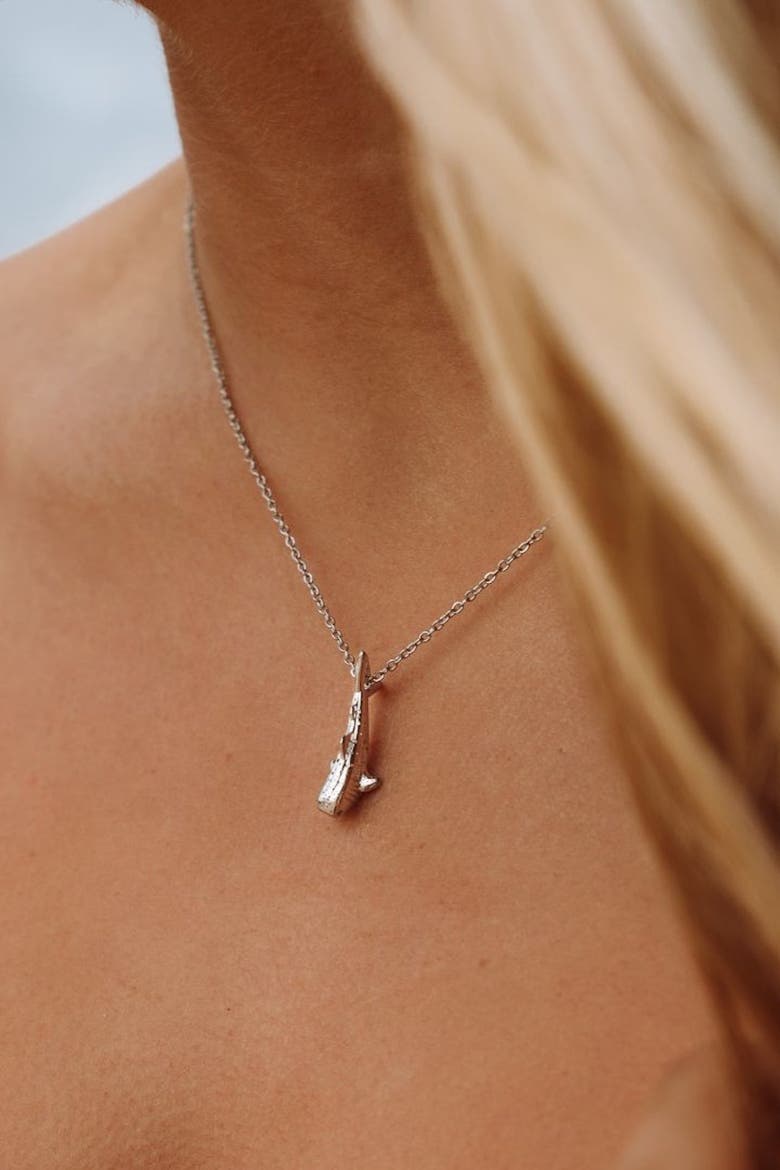 Whale Shark Necklace, Alternate, color, Silver