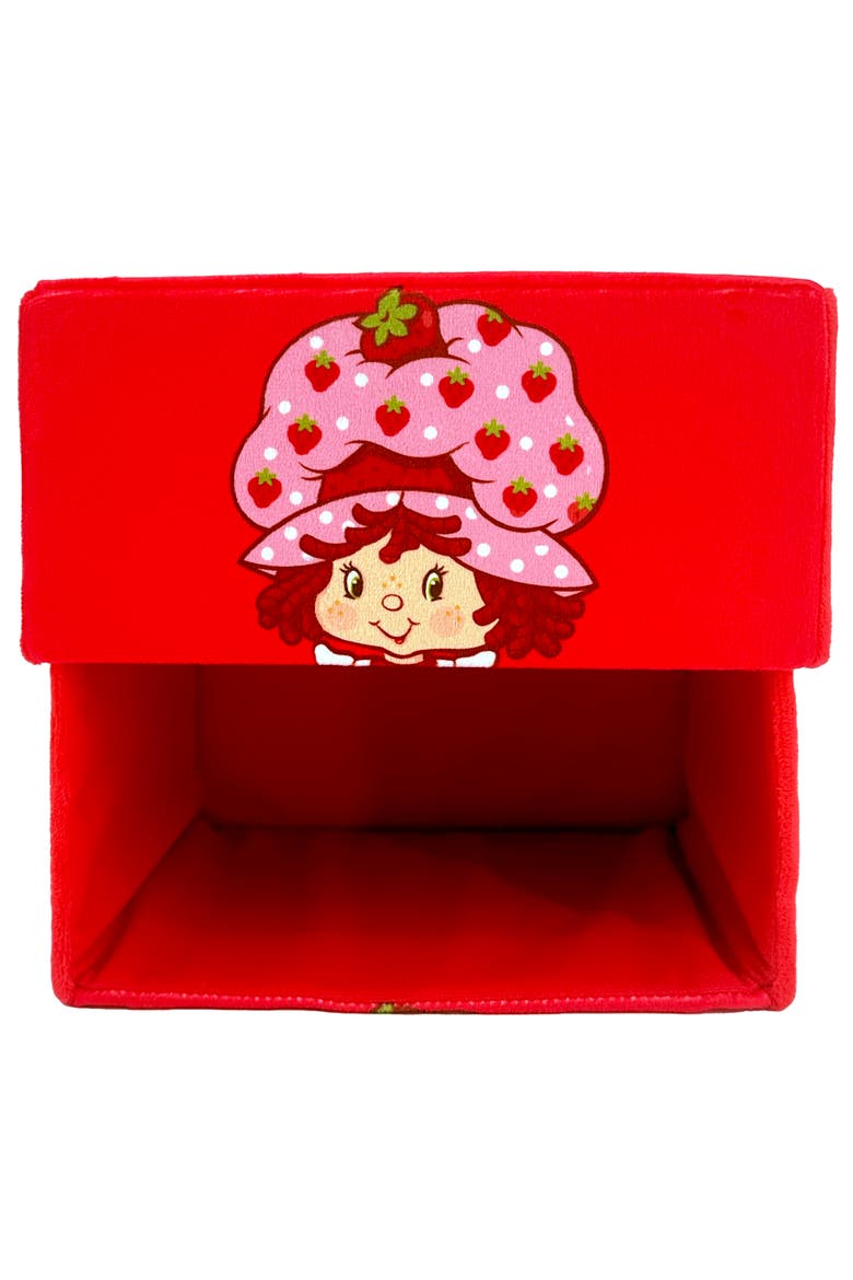 12 Inch Storage Box, Fabric Bin with Lid, Alternate, color, Red