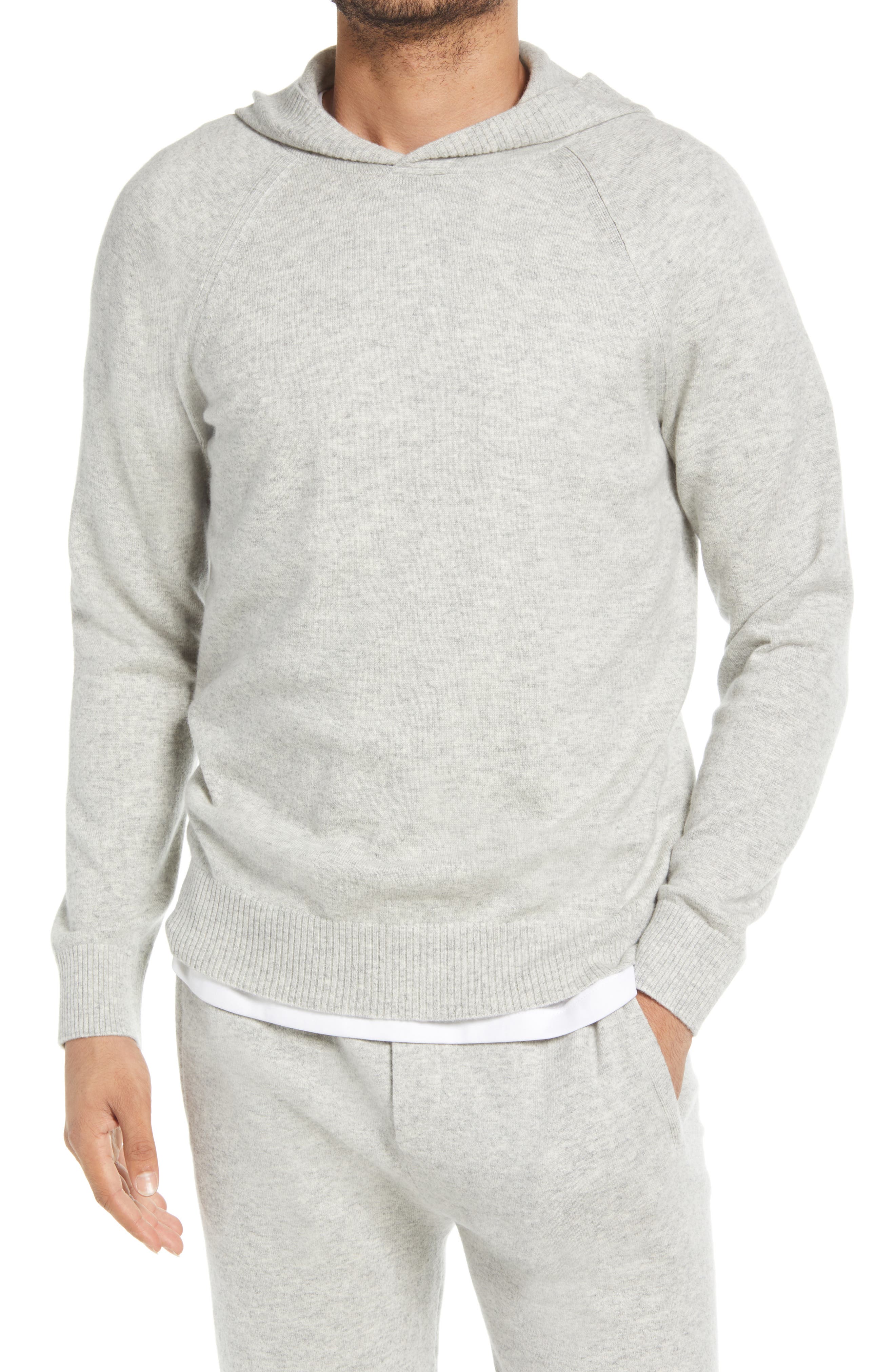 Vince Wool & Cashmere Hooded Sweatshirt