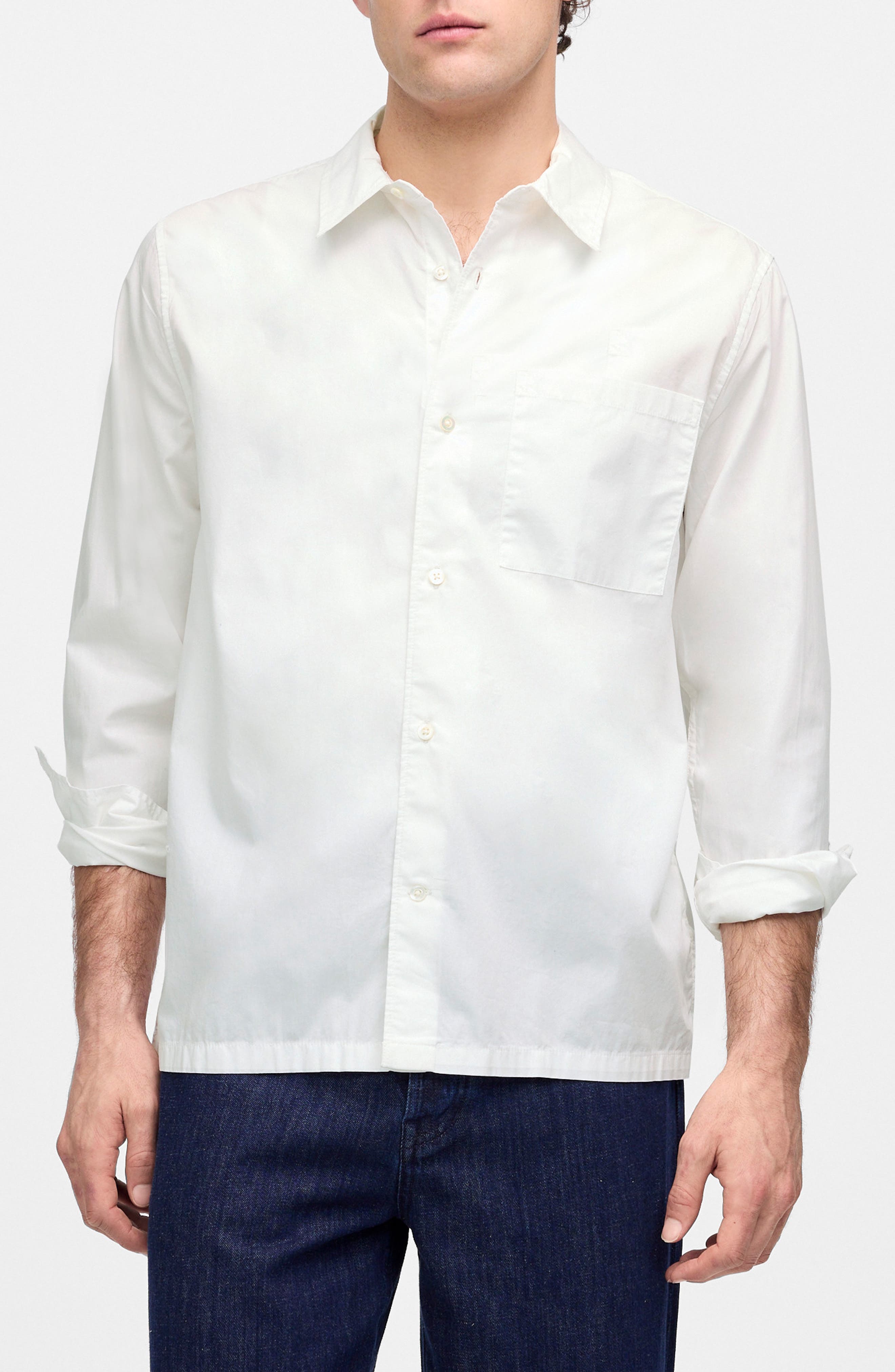 Madewell Straight Hem Button-Up Shirt
